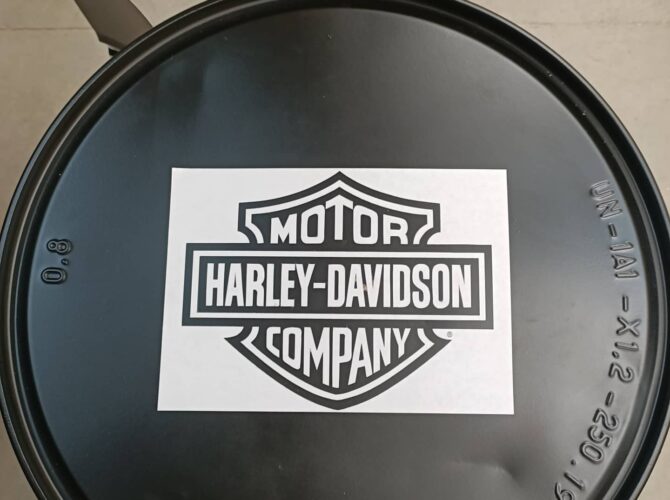 salon bidon Harley Davidson