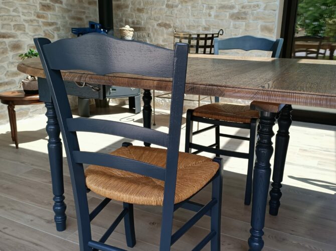 relooking table et chaises